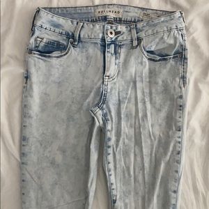 Wash denim jeans